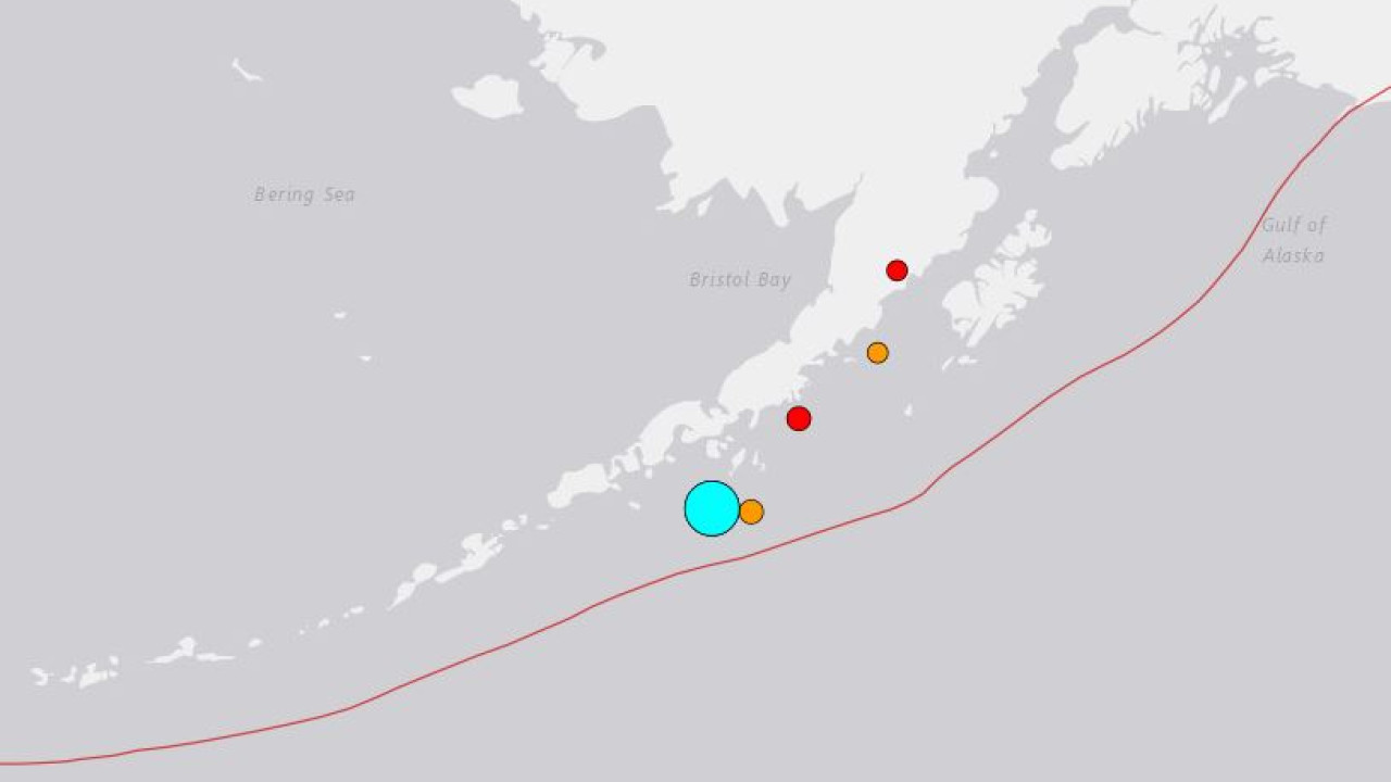 ΗΠΑ: Σεισμός 7,2 Ρίχτερ στην περιοχή της Χερσονήσου της Αλάσκας – Προειδοποίηση για τσουνάμι