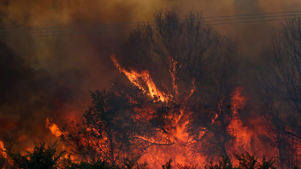 Μάχη για δεύτερη μέρα στα πύρηνα μέτωπα της Ροδόπης- Η εικόνα της πυρκαγιάς