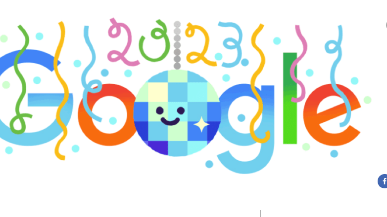 Η Google αποχαιρετά το 2023 με ένα γιορτινό doodle