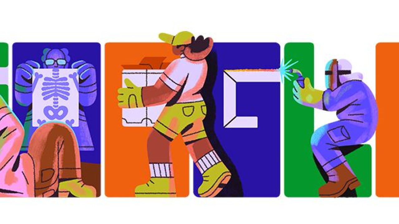 Η Google τιμά με Doodle την Εργατική Πρωτομαγιά