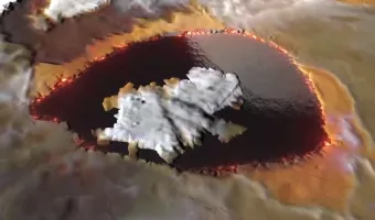  Loki Patera, a lava lake on Jupiter’s moon Io