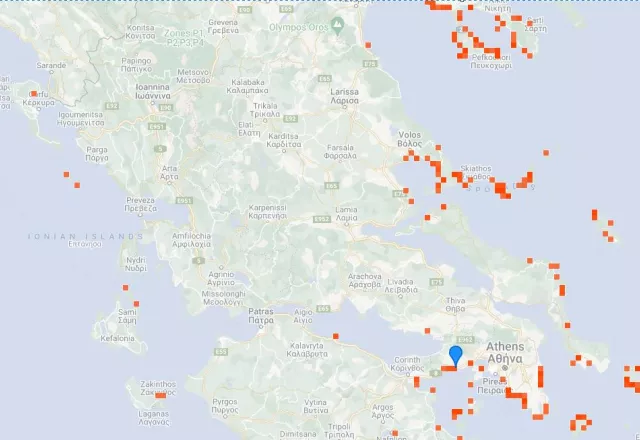 Ο χάρτης του iNaturalist 