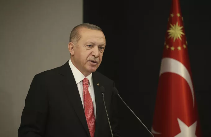 Ερντογάν: Η Τουρκία θα προστατεύσει τα δικαιώματά της σε Ανατ. Μεσόγειο και Αιγαίο